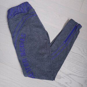 Better Bodies Women's Tights, Grey/Purple Size Small